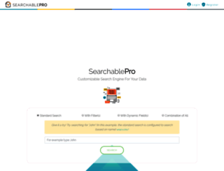 searchablepro.com screenshot