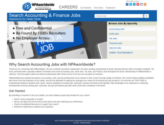searchaccountingjobs.com screenshot