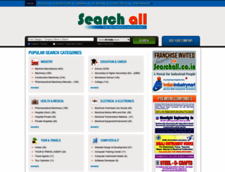 searchall.co.in screenshot