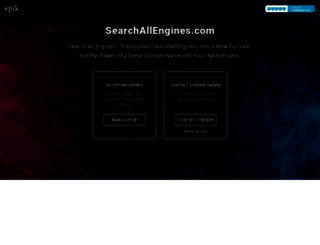 searchallengines.com screenshot