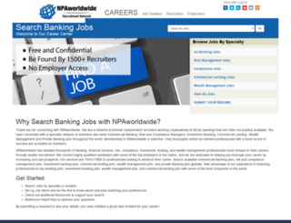 searchbankingjobs.com screenshot
