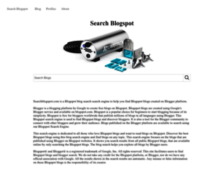 searchblogspot.com screenshot