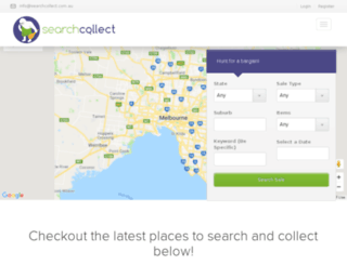 searchcollect.com.au screenshot