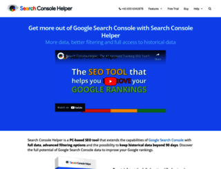 searchconsolehelper.com screenshot