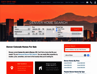 searchdenverhomes.com screenshot