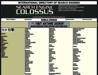 searchenginecolossus.com screenshot