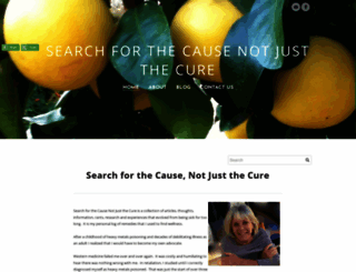 searchforthecausenotjustthecure.com screenshot
