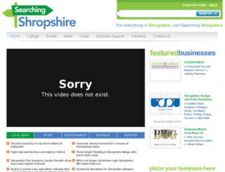 searchingshropshire.com screenshot