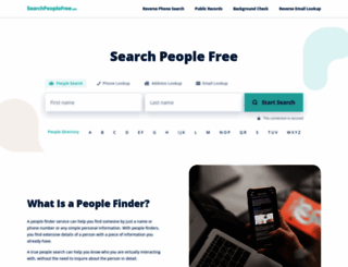 searchpeoplefree.net screenshot