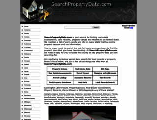 searchpropertydata.com screenshot