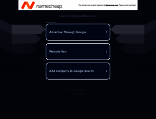 searchrankinginstitute.com screenshot