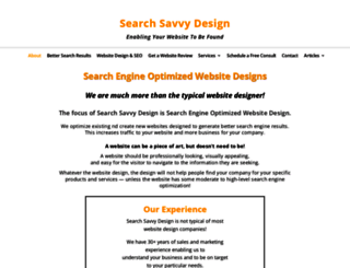 searchsavvydesign.com screenshot