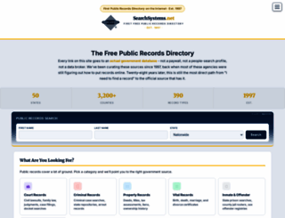 searchsystems.net screenshot
