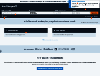 searchtempest.com screenshot