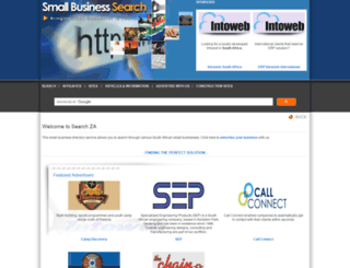 searchza.co.za screenshot