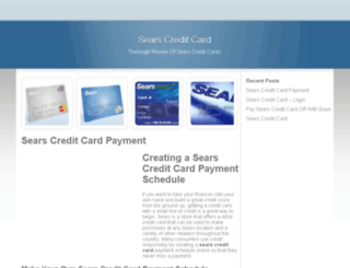 sears-creditcard.com screenshot
