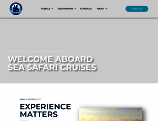 seasafaricruises.com screenshot
