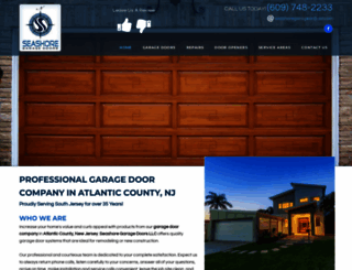 seashoregaragedoors.com screenshot