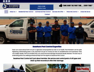 seashorepest.com screenshot