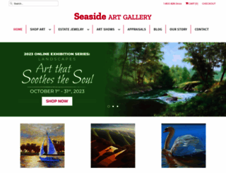 seasideart.com screenshot