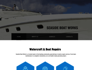 seasideboatworks.com screenshot