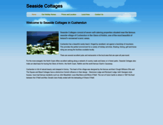 seasidecottagescushendun.co.uk screenshot