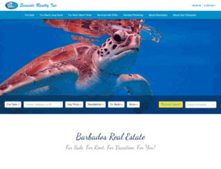 seasiderealtybarbados.com screenshot