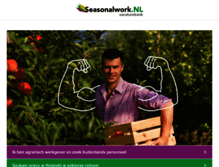 seasonalwork.nl screenshot