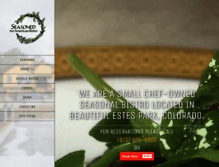 seasonedbistro.com screenshot