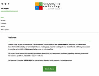 seasonedcateringllc.com screenshot
