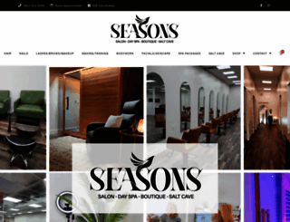 seasonsalonanddayspa.com screenshot