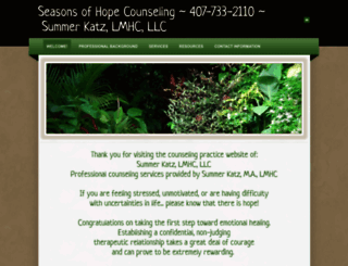 seasonsofhopecounseling.com screenshot