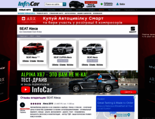 seat-ateca.infocar.ua screenshot