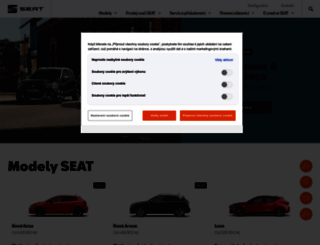 seat.cz screenshot