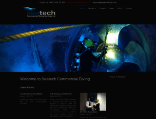 seatechdiving.co.uk screenshot