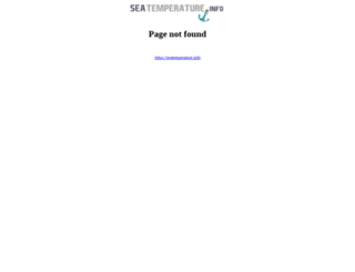 seatemperature.info screenshot