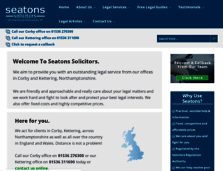 seatons.co.uk screenshot