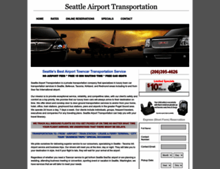 seattleairporttransportation.net screenshot