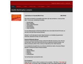 seattlebankruptcyservices.com screenshot