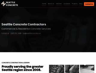 seattleconcrete.com screenshot