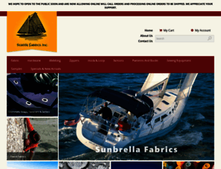 seattlefabrics.com screenshot