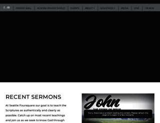 seattlefoursquare.org screenshot