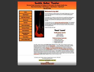 seattleguitarteacher.com screenshot