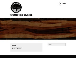 seattlehillsawmill.com screenshot