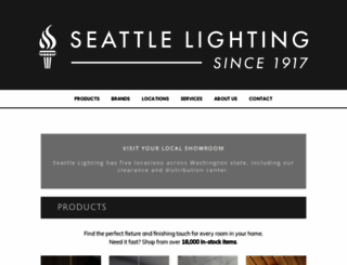 seattlelighting.com screenshot