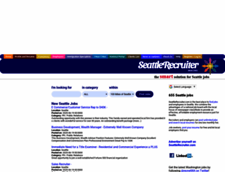 seattlerecruiter.com screenshot