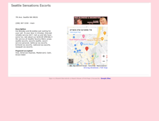 seattlesensations.googlepages.com screenshot