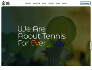seattletennisalliance.org screenshot