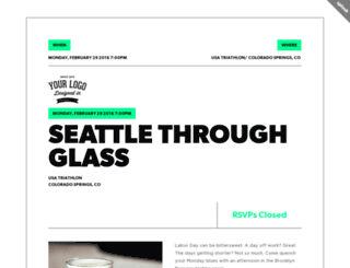 seattlethroughglass.splashthat.com screenshot