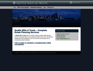 seattlewills.com screenshot